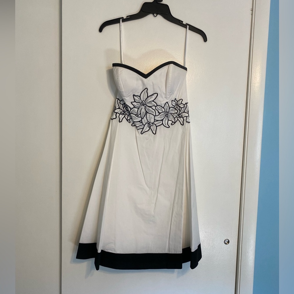 Strapless White Dress